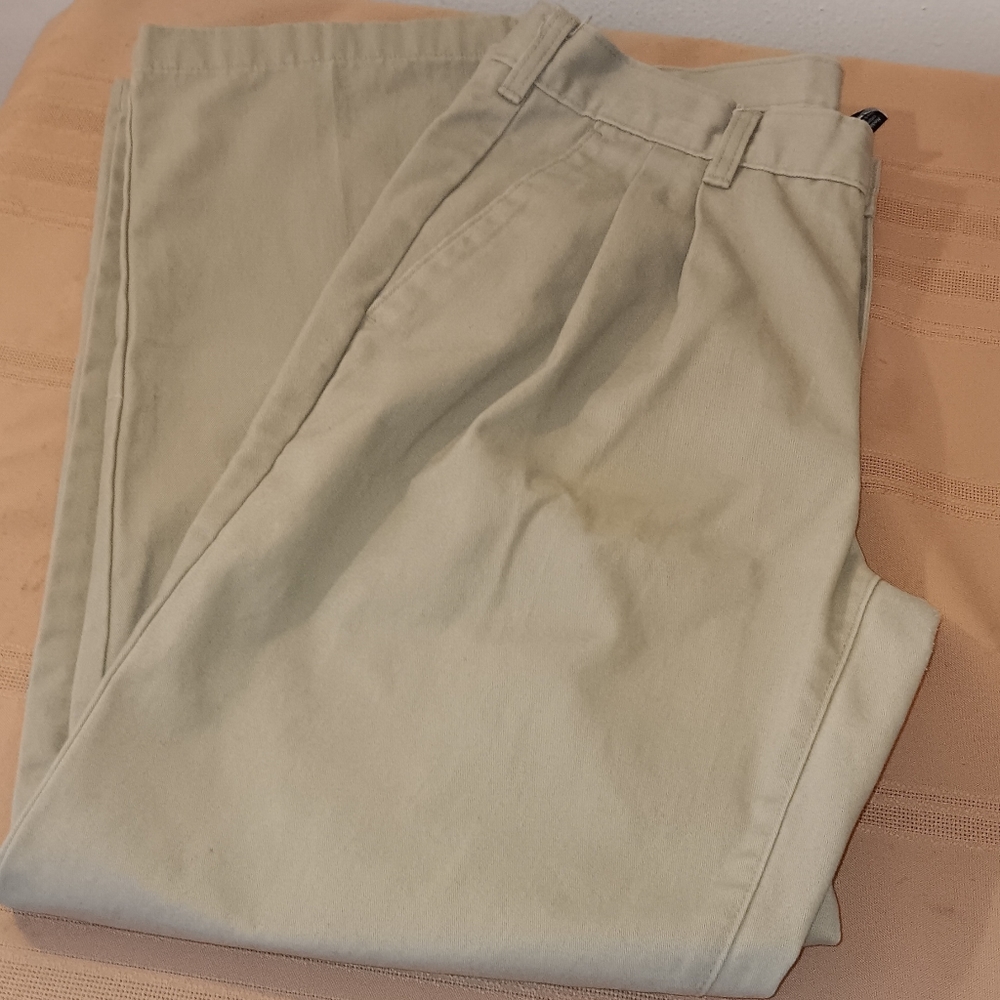 George pleated khaki pants 32x30